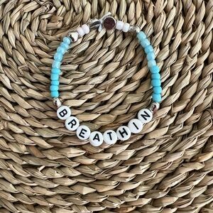 Ariana Grande Beaded Bracelet with 'Breathin'